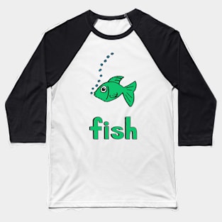 This is a FISH Baseball T-Shirt